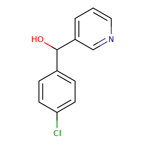 Clc1ccc(cc1)C(c1cccnc1)O