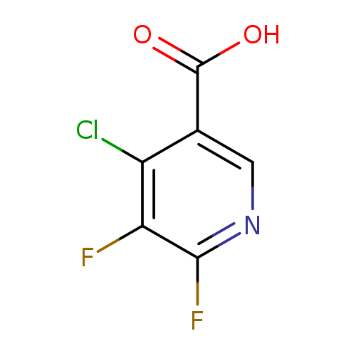 OC(=O)c1cnc(c(c1Cl)F)F