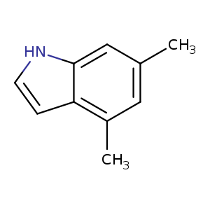 Cc1cc(C)c2c(c1)[nH]cc2