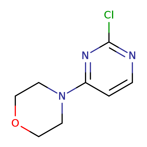 Clc1nccc(n1)N1CCOCC1