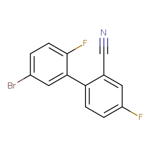 N#Cc1cc(F)ccc1c1cc(Br)ccc1F