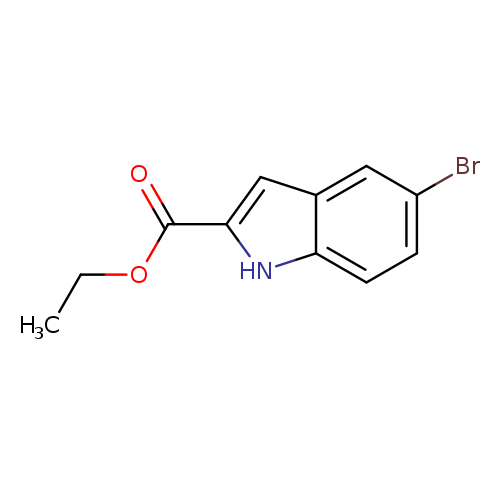 CCOC(=O)c1cc2c([nH]1)ccc(c2)Br