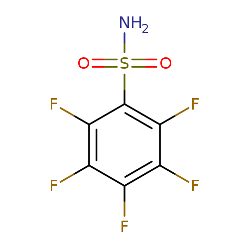 Fc1c(F)c(F)c(c(c1F)S(=O)(=O)N)F