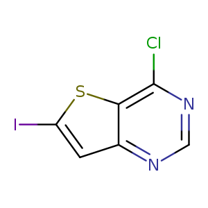 Ic1cc2c(s1)c(Cl)ncn2