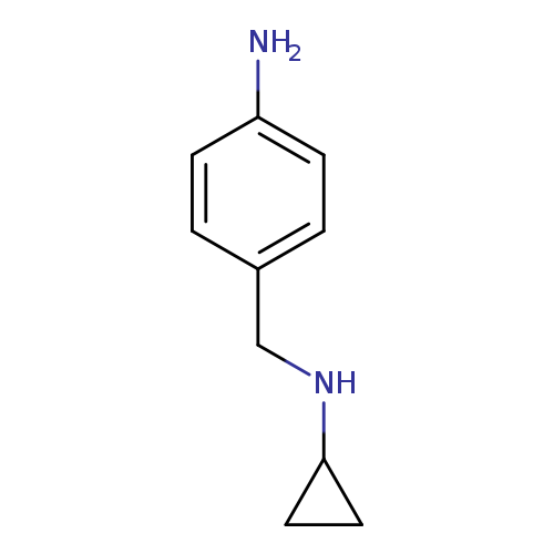 Nc1ccc(cc1)CNC1CC1