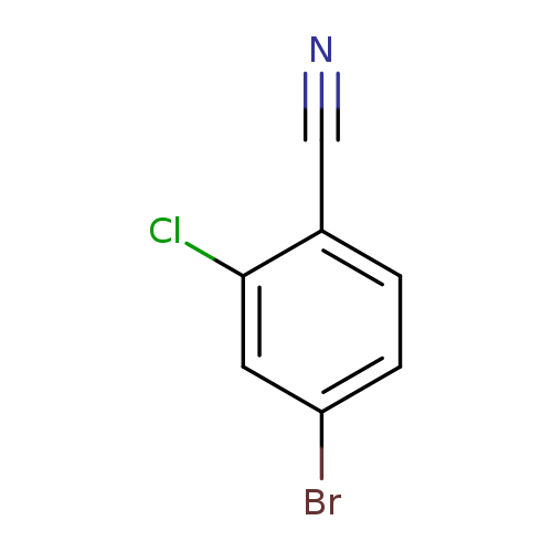 N#Cc1ccc(cc1Cl)Br