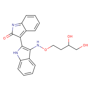 OCC(CCONc1c2ccccc2[nH]c1C1=c2ccccc2=NC1=O)O