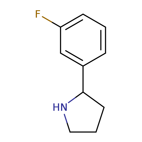 Fc1cccc(c1)C1CCCN1