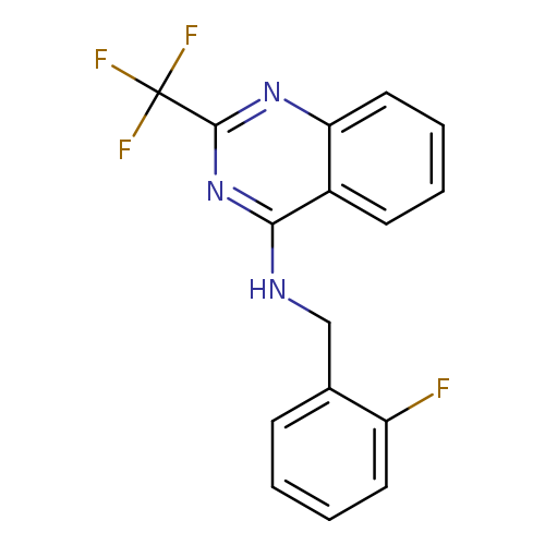 Fc1ccccc1CNc1nc(nc2c1cccc2)C(F)(F)F