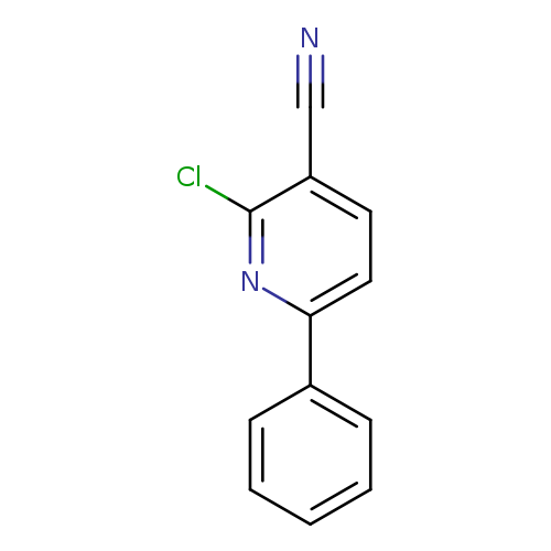 N#Cc1ccc(nc1Cl)c1ccccc1