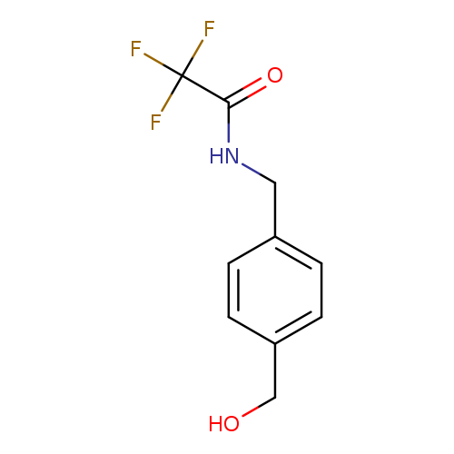 OCc1ccc(cc1)CNC(=O)C(F)(F)F