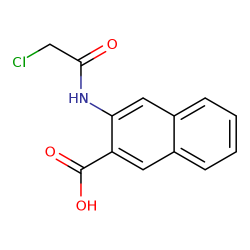 ClCC(=O)Nc1cc2ccccc2cc1C(=O)O