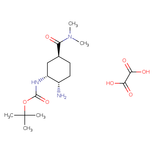 OC(=O)C(=O)O.O=C(OC(C)(C)C)N[C@@H]1C[C@H](CC[C@@H]1N)C(=O)N(C)C