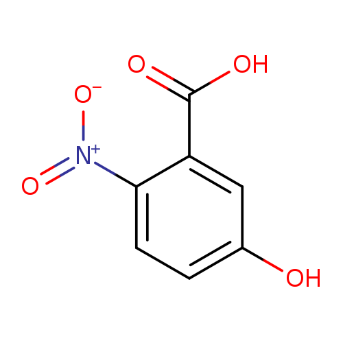 Oc1ccc(c(c1)C(=O)O)[N+](=O)[O-]