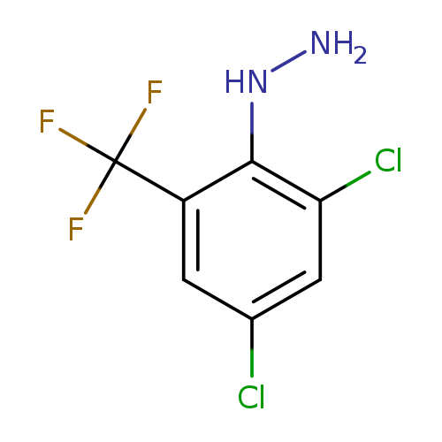NNc1c(Cl)cc(cc1C(F)(F)F)Cl