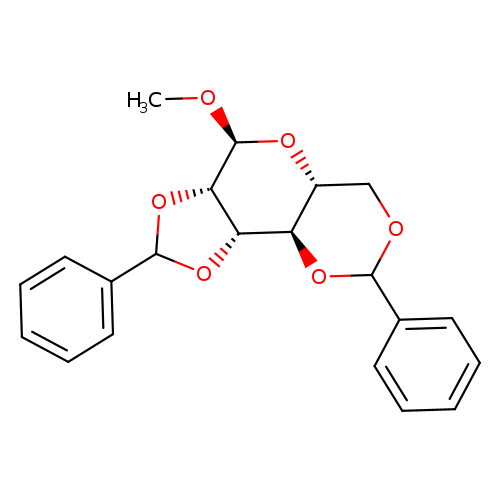 CO[C@H]1O[C@@H]2COC(O[C@H]2[C@H]2[C@@H]1OC(O2)c1ccccc1)c1ccccc1