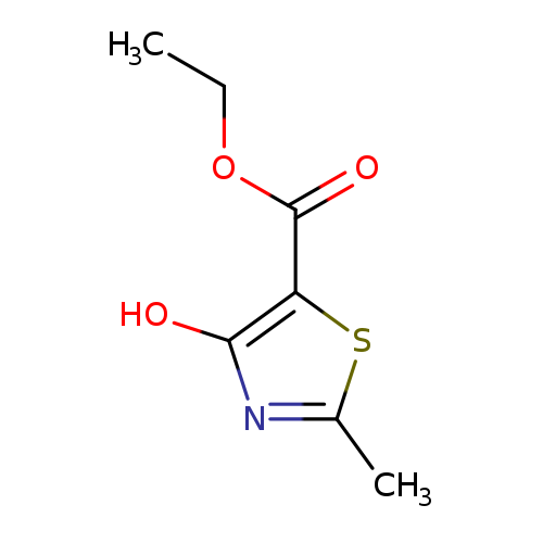 CCOC(=O)c1sc(nc1O)C