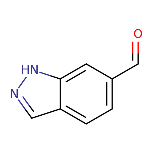 O=Cc1ccc2c(c1)[nH]nc2