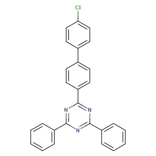 Clc1ccc(cc1)c1ccc(cc1)c1nc(nc(n1)c1ccccc1)c1ccccc1