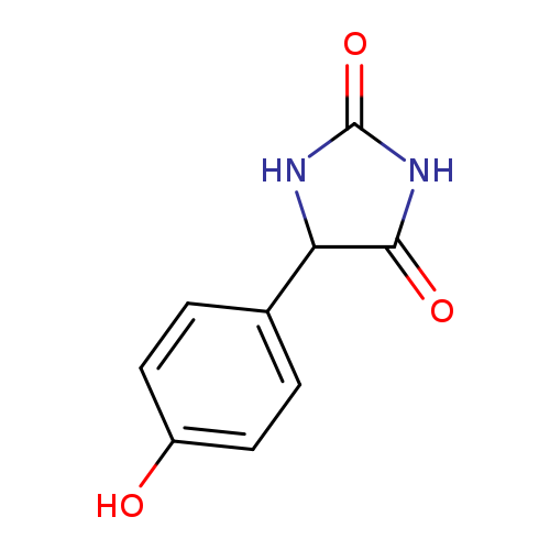 O=C1NC(=O)NC1c1ccc(cc1)O