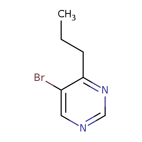 CCCc1ncncc1Br