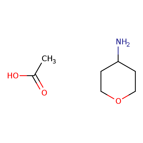 NC1CCOCC1.CC(=O)O