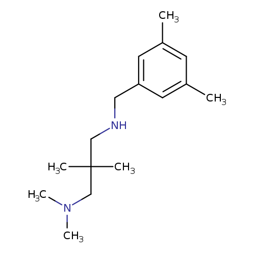 CN(CC(CNCc1cc(C)cc(c1)C)(C)C)C