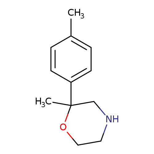 CC1(OCCNC1)c1ccc(cc1)C