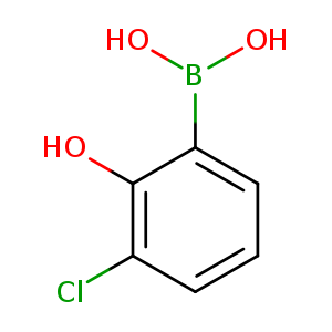 OB(c1cccc(c1O)Cl)O