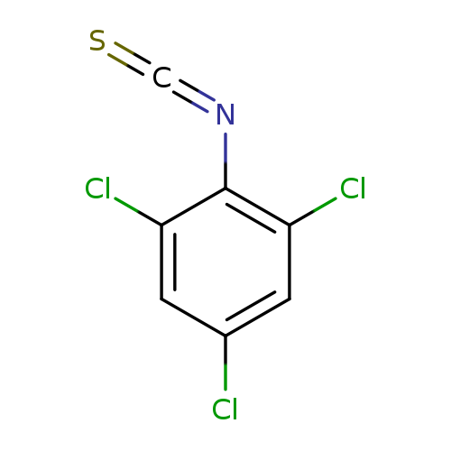 S=C=Nc1c(Cl)cc(cc1Cl)Cl