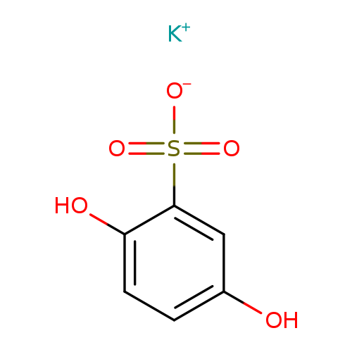 Oc1ccc(c(c1)S(=O)(=O)[O-])O.[K+]