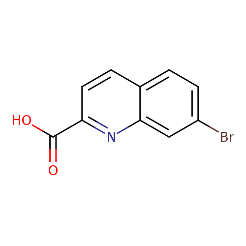 Brc1ccc2c(c1)nc(cc2)C(=O)O