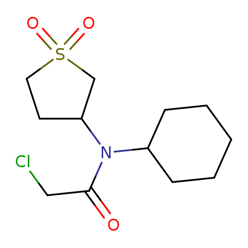 ClCC(=O)N(C1CCS(=O)(=O)C1)C1CCCCC1