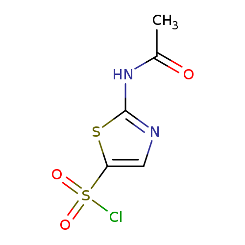 CC(=O)Nc1ncc(s1)S(=O)(=O)Cl