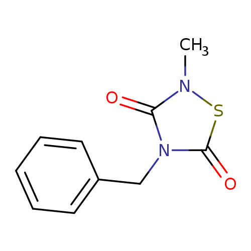 O=c1sn(c(=O)n1Cc1ccccc1)C