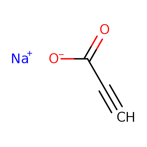 [O-]C(=O)C#C.[Na+]