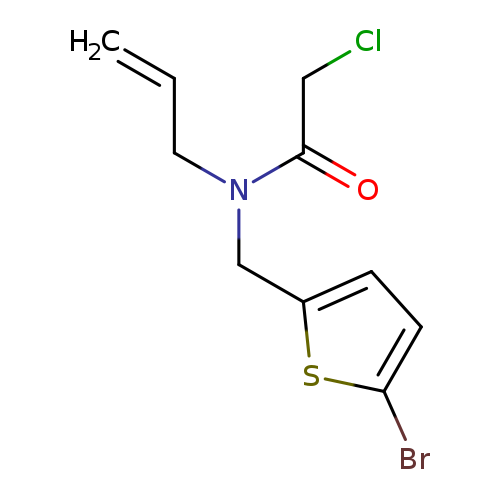 ClCC(=O)N(CC=C)Cc1ccc(s1)Br