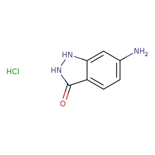 Nc1ccc2c(c1)[nH][nH]c2=O.Cl