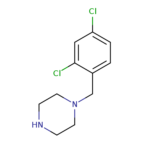 Clc1ccc(c(c1)Cl)CN1CCNCC1