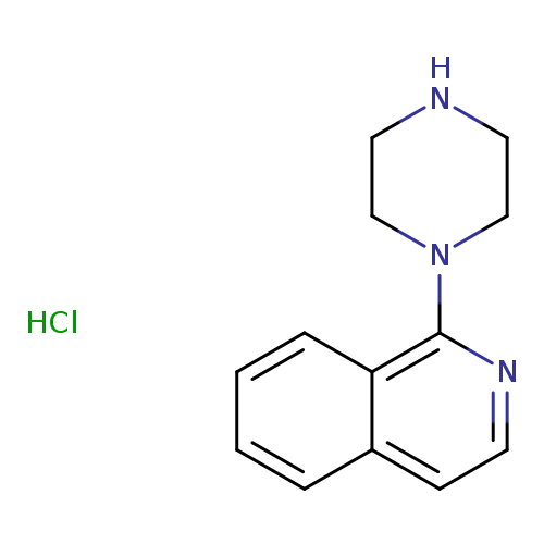 N1CCN(CC1)c1nccc2c1cccc2.Cl
