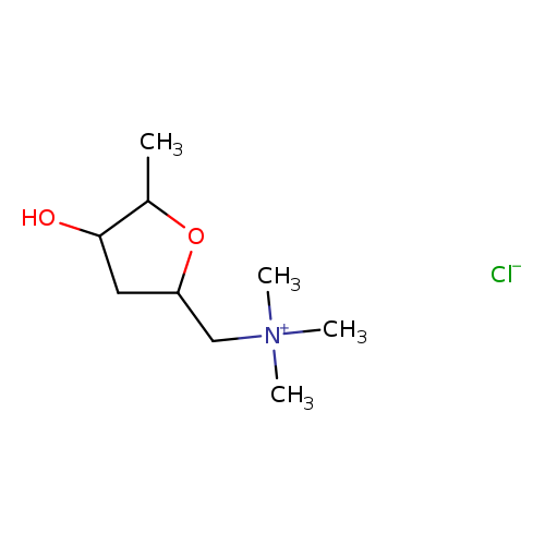 OC1CC(OC1C)C[N+](C)(C)C.[Cl-]