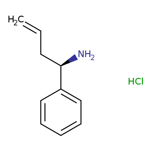 C=CC[C@H](c1ccccc1)N.Cl