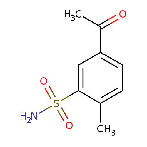 CC(=O)c1ccc(c(c1)S(=O)(=O)N)C