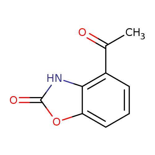 CC(=O)c1cccc2c1[nH]c(=O)o2