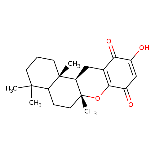 O=C1C(=CC(=O)C2=C1C[C@H]1[C@@](O2)(C)CCC2[C@]1(C)CCCC2(C)C)O