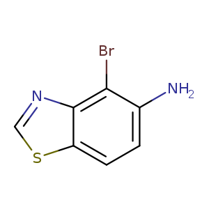 Nc1ccc2c(c1Br)ncs2