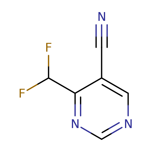 N#Cc1cncnc1C(F)F