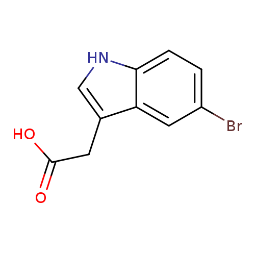 OC(=O)Cc1c[nH]c2c1cc(Br)cc2