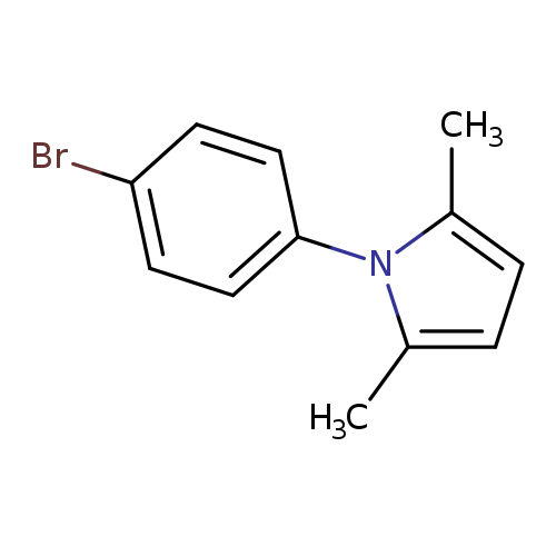 Brc1ccc(cc1)n1c(C)ccc1C