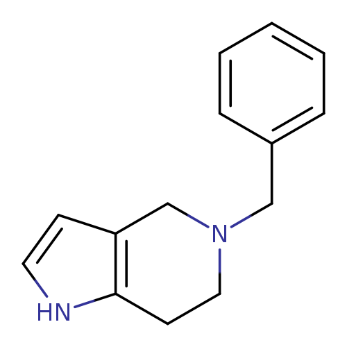 c1ccc(cc1)CN1CCc2c(C1)cc[nH]2